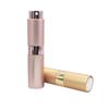 Botella de Perfume Alcohol Botella con Atomizador de Niebla Fina Gran Capacidad Aluminio Telescópica Giratoria de Presión Maquillaje Botella de Hidratación Portátil de Viaje