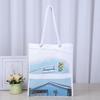 Produção Personalizada Estudante Handheld Canvas Bag Shoulder Shopping Cotton Bag Publicidade Impresso Handheld Canvas Bag Custom