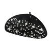 Fábrica de Boinas de Lana Boina Sombrero de Lana al por Mayor Exterior Otoño e Invierno Moda Transfronteriza para Mujer Perla Sombrero de Artista Japonés y Coreano