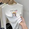 Colección de otoño e invierno: Camiseta interior térmica de manga larga para niños con estampados de dibujos animados, camiseta cálida, top casual y versátil, estilo moderno
