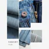 ¡Pantalones de pierna ancha! Jeans Azules Vintage para Mujer de Cintura Alta de Moda Versátiles Pantalones de Pierna Larga Recta 6005