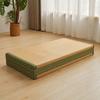 Esteira Tatami de Estilo Japonês para Todas as Estações, Colchão Dobrável de Verão para Dormitório, Tapete de Chão para Sesta, Esteira de Fibra de Coco