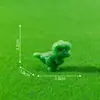 Miniaturas de animais dinossauro e crocodilo realistas criativas para micro paisagismo, acessórios de decoração de jardim DIY, pequenos ornamentos