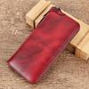 Bolsa de Mano Larga Multifuncional para Monedas y Tarjetas de Comercio Exterior Transfronterizo con Múltiples Ranuras para Tarjetas y Gran Capacidad, Billetera tipo Clutch con Cremallera