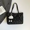 Bolso de Hombro Casual con Estampado Lindo, de Alta Gama y a la Moda, de Gran Capacidad para el Viaje Diario, Bolso Tote Simple para el Hombro para Mujeres