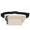 Riñonera Deportiva Casual Transfronteriza Se Puede Imprimir Logo Nylon Repelente al Agua Bolso de Pecho Ligero Versátil para Correr Fitness Bolso Cruzado