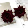 Flores de Terciopelo Simuladas con Piedras Preciosas Flores de Rosa Caja de Regalo DIY Decoración Flores Falsas Flor para Coche de Boda Pequeños Adornos