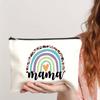 Amazon AliExpress Bolsa Cosmética Lona tamaño pequeño Bolsa con Cremallera Almacenamiento Algodón Transfronteriza Portátil Bolsa de Mano para Lavado