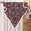 Nuevo pañuelo cuadrado para mujer de 90CM, elegante y sencillo pañuelo de seda con estampado paisley, gasa satinada, venta al por mayor desde la fábrica de origen