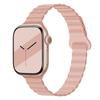 Adequado para Pulseiras de Apple Watch para Apple Watch Séries 1-12/Ultra3/Se3, Pulseira de Relógio Magnética de Silicone com Cintura Fina