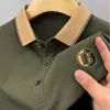 ¡Wow, Camisa Polo Nueva de Moda Versátil Hecha a Medida, Moda de Verano para Hombre con Bordado, Cuello Campana, Manga Corta, Camisa Polo de Fábrica