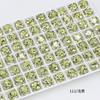 Dongzhou Xingxuan Corta Gordura Unha Quadrada Arte de Unha Diamante Brincos DIY Acessórios de Joia Explosivos Strass Multifacetado Unha Usável Empilhamento de Unhas Diamante