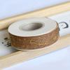 Cinta de Terciopelo Estampada en Oro Estilo Nuevo Estilo Navideño Cinta Decorativa Navideña Material para Lazo de Caja de Regalo Empaque de Regalo
