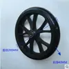 Rueda de PU de alta elasticidad resistente al desgaste rueda de goma maciza ruedas de patín en línea ruedas de carrito de compras para equipaje