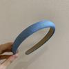 Coreano Retro Nicho Elegante Tela de Mezclilla Aro para el Cabello Simple Combinable Diadema Celebridad de Internet Clips para el Cabello Accesorios para el Cabello para Mujer
