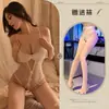 Lencería Sexy Transparente Estilo Francés de Venta Caliente para Tallas Grandes de Mujer, Body Sedcutor Transparente de Encaje con Lazo