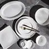 Juego de Plato y Tazón de Color Bajo Esmalte Personalizado para Mudanza de Casa