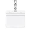 Certificado de punto caliente de Amazon clip de doble orificio horizontal vertical pvc transparente juego de tarjetas de certificado personalización de insignia