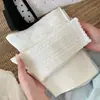 Calcetines de encaje blancos, calcetines de media pantorrilla para mujer, calcetines largos de malla transpirable para verano, estilo ballet, calcetines largos de verano japoneses