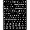 Comercio Exterior Más Vendidos Sencillos Letras Mayúsculas y Minúsculas Pegatinas para Uñas Láser Material Inglés Números y Letras Decorativas Placa de Pegatinas