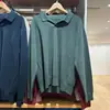 Suéter de Punto Casual con Cremallera Media y Costilla Polo / Suéter de Punto de Manga Larga Camiseta para Hombre 487157