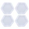 DIY cola gota de cristal resina epóxi porta-copos irregular bandeja base para xícara de chá prato de joias espelho de gesso molde de silicone