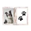 Marco de Fotos de Recuerdo para Mascotas con Soporte de Exhibición con Arcilla para Huellas de Mano y Pie Marco de Fotos de Madera DIY de 67 pulgadas para Huellas de Mano y Pie de Bebé Venta al por Mayor