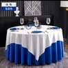 Mantel de Tela de Color Sólido para Restaurante Occidental Transfronterizo Mantel Redondo para Banquetes de Hotel Restaurante Mantel para Mesa de Eventos Exposiciones Hogar