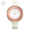 SHENGKE SHENGKE relógio feminino moda simples pulseira relógio água quartzo relógio K0084 uma geração de cabelo