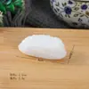 Llavero de Sushi Comida Simulada Llavero de Bola de Arroz Triangular Colgante de Bolsa de Arroz con Huevas de Pescado y Algas Estilo Japonés