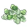 Pétala de resina DIY acessórios com contas flor de resina colorida chapéu pulseira feita à mão brincos acessórios de joia grampo de cabelo atacado