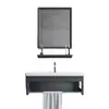 Desmontaje y Montaje Transfronterizo de Lavabo Sencillo de Pequeño Tamaño Montado en Soporte, Lavabo Cerámico para Baño, Lavabo Integrado para Balcón