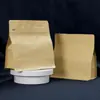Cubo Mágico Zíper Lateral Saco de Café Auto-Selante com Válvula Unidirecional Saco de Folha de Alumínio Saco para Embalagem de Grãos de Café Impressão em Lote Pequeno