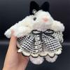 Peluche de Conejo de Orejas Caídas Llavero Colgante Muñeca Pareja de Conejos Decoración de Mochila Regalo de Cumpleaños Máquina de Garra