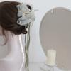 Pinza Agarradora Exquisita de Moño para la Parte Trasera de la Cabeza de Mujer, Pasador de Tira Super Hada, Nuevo Clip Grande de Tiburón Chinoiserie, Accesorios para el Cabello de Alta Gama