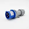 Conector Tomada Industrial à Prova d'Água de Segunda Geração 3 Pinos, Venda Direta da Fábrica, 16A/32A IP44