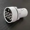 Mini pantalla digital LED indicador redondo voltaje CC CA lámpara de señal frecuencia CA instrumento suministro de fábrica