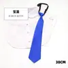 Corbata Uniforme Azul Oscuro Negro Rojo Vino para Mujer Estudiante DK Estilo Coreano Retro Estilo Hong Kong Color Sólido Tendón de Goma Gratis