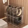 Nueva Caja de Almacenamiento Multifuncional para el Hogar con Compartimentos, Organizador de Cinturones, Organizador de Corbatas y Bufandas