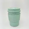 Taza de café de paja de trigo estilo europeo portátil para agua para exteriores ocio al por mayor