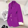 Blazer Primavera e Outono 2025 Moda Versátil Casual Novo Estilo Coreano Design Solto Temperamento Avançado Jaqueta de Terno