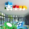 Luminária de Teto LED em Forma de Engrenagem para Quarto Infantil, Luz para Quarto, Luz Decorativa para Sala de Dança de Jardim de Infância, Design Cartoon, Proteção para os Olhos