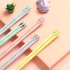 Palillos de Aleación Juego de Palillos Domésticos Estilo Ins Resistente a Altas Temperaturas Antibacteriano Antimoho Antideslizante Compartir Comida Familiar Vajilla de Alta Gama