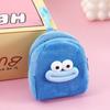 Monedero de Felpa de Dibujos Animados con Boca en Forma de Salchicha, Bolsa para Guardar Auriculares, Monedero Portátil para Estudiantes, Bolsa para Guardar Auriculares
