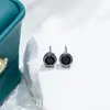 Pendientes de Corindón Rojo Hip-Hop Punk, Modernos y Únicos para Hombres, Pendientes Pequeños y Elegantes de Circonita Minimalista para Mujeres