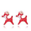 Pendientes Populares Transfronterizos Estilo Ins Lindo Papá Noel Alce Regalo Pendientes Árbol de Navidad Diamante Brillante Pendientes Muñeco de Nieve