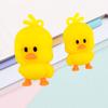 TikTok con el famoso patito amarillo de Internet, muñeco creativo de dibujos animados, colgante para bolso de coche, llavero, regalo de bricolaje hecho a mano