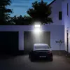 Foco LED Solar Plegable Luz de Jardín Exterior Luz de Pared con Sensor de Movimiento Corporal Lámpara de Iluminación Solar Súper Brillante