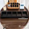 Botella de Perfume, Recipiente para Aceites Esenciales, Cuenco para Aceites Esenciales, Botella de Aceite Esencial con Forma de Hoja, Bandeja de Madera, Herramientas de Masaje para Spa, para Uso en Salones de Belleza