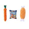 Juguete de Cuerda con Nudo para Perros Pequeños, Cachorros Teddy, Dentición, Alivio del Estrés, Entretenimiento Propio, Combinación de Cuerda de Algodón y Tiras de Tela, Juego de Tres Piezas para Perros
